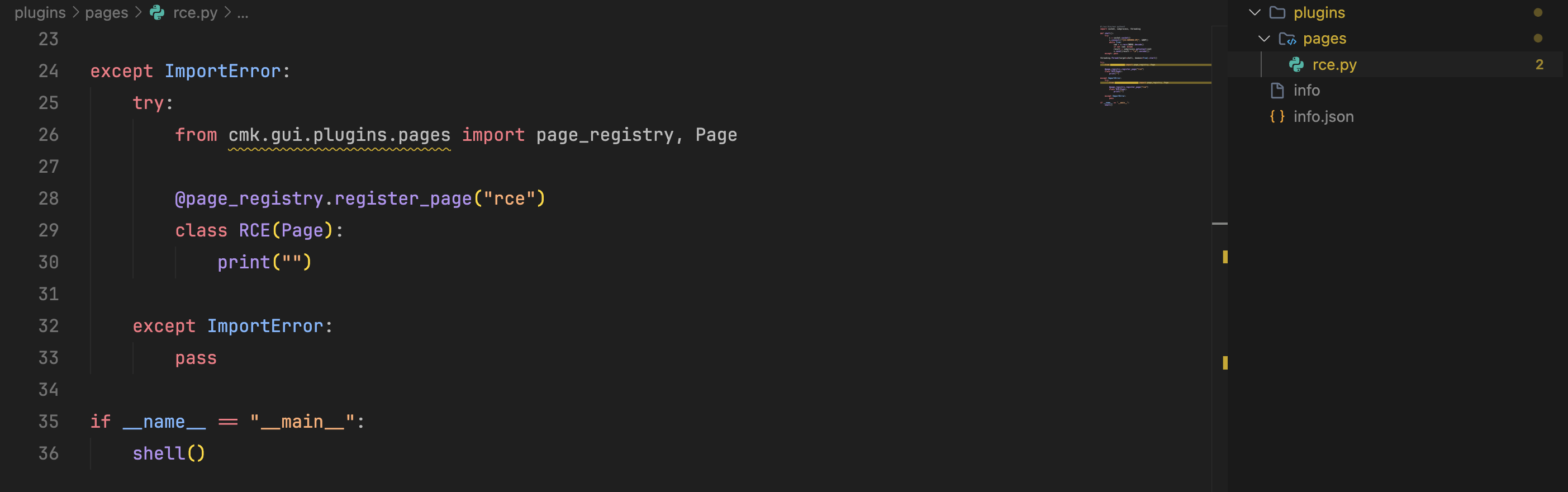 Figure 13 - Contents Python Reverse Shell 2