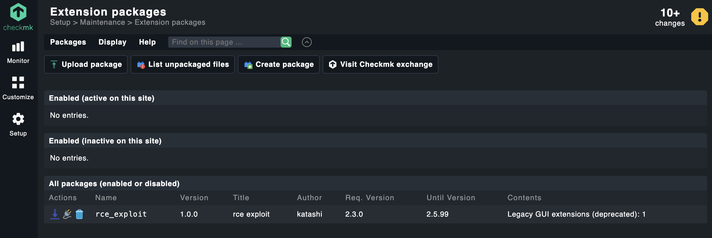 Figure 16 - Upload page
