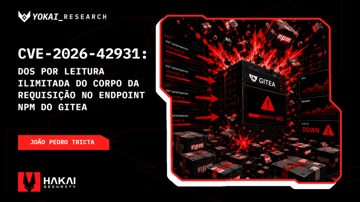 CVE-2026-42931: DoS por leitura ilimitada do corpo da requisição no endpoint npm do Gitea